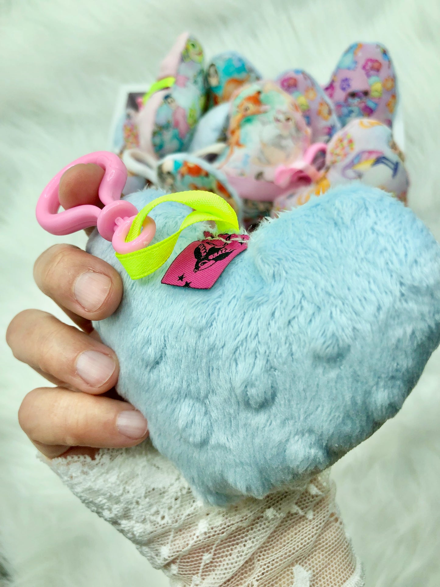 Porte-clés coeur "Stitch"