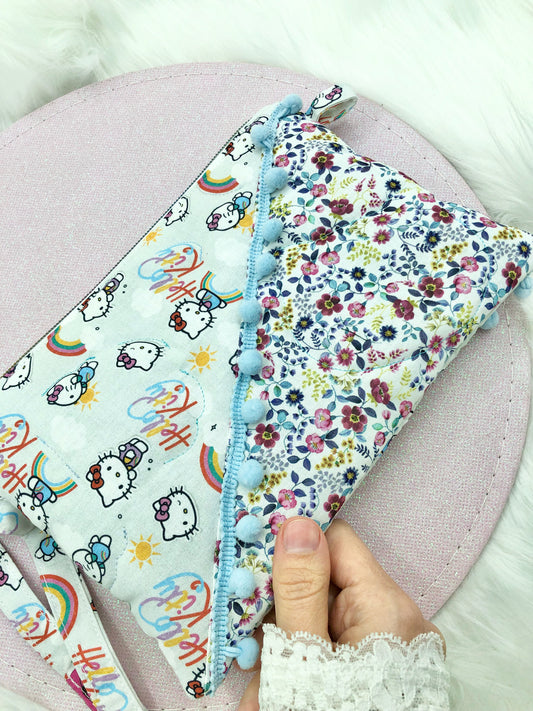 Pochette en tissu "Hello Kitty"