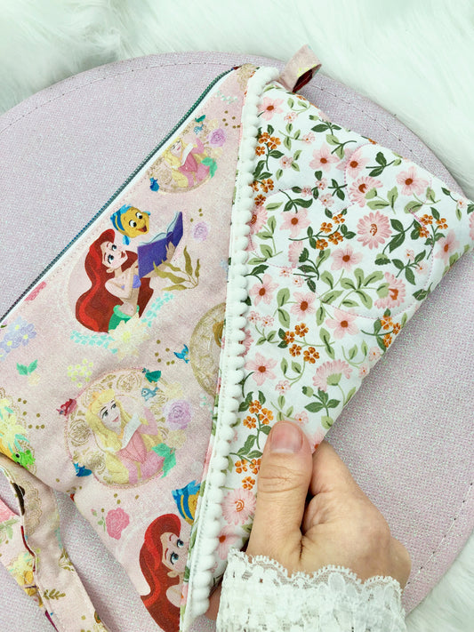 Pochette en tissu "princesses"