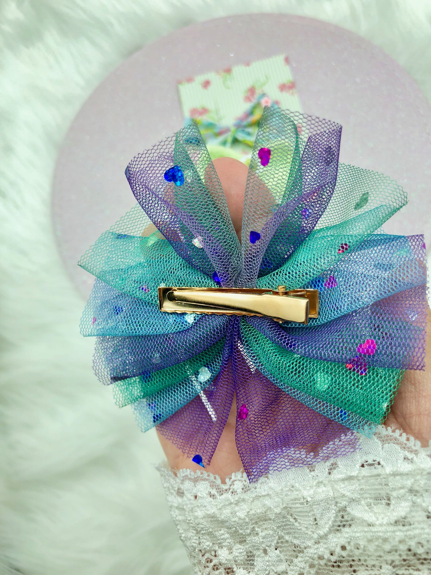 Barrettes cheveux "Monstres et Cie"