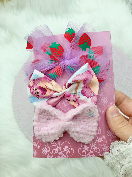 Barrettes cheveux "Lotso"