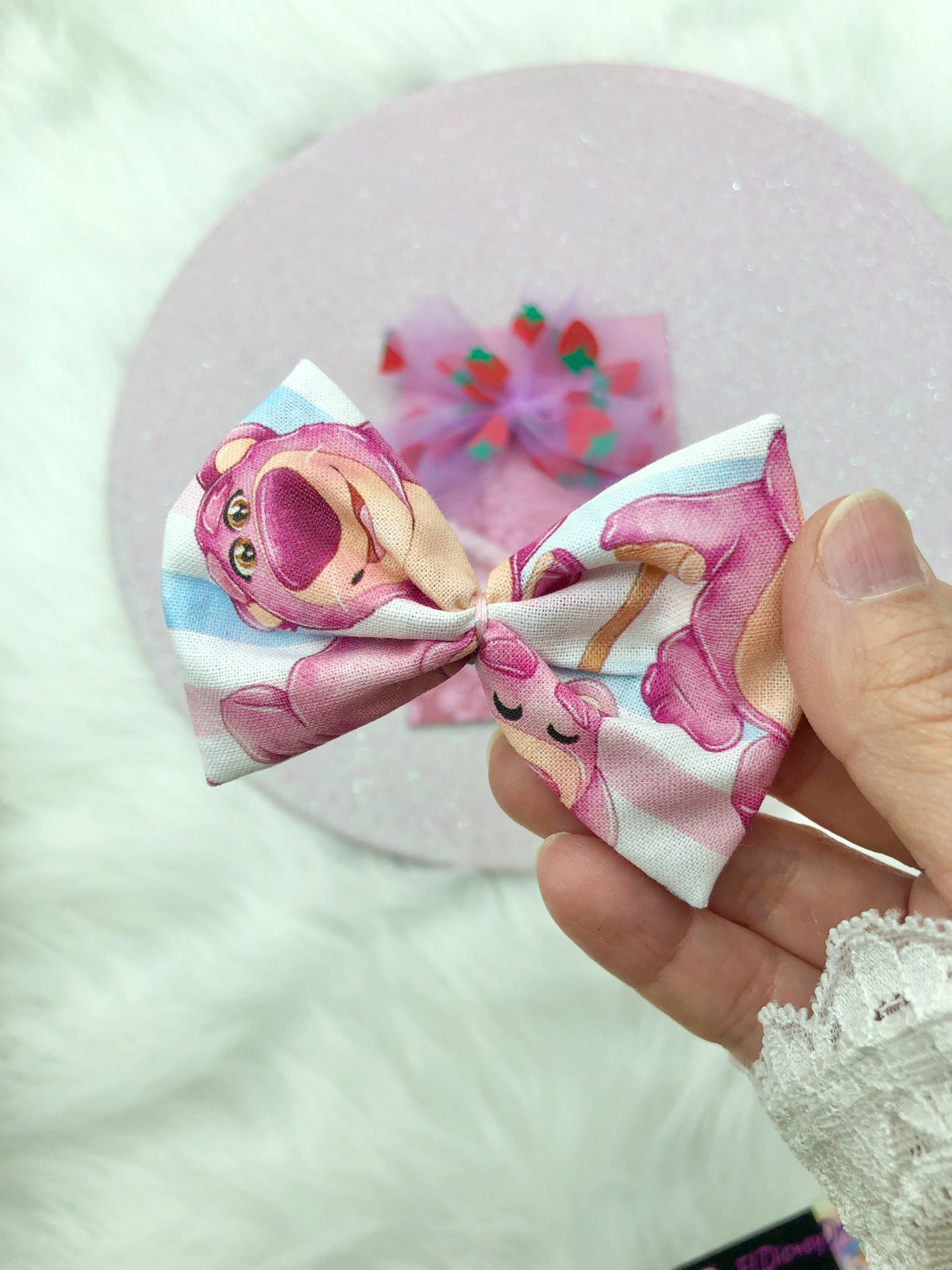 Barrettes cheveux "Lotso"