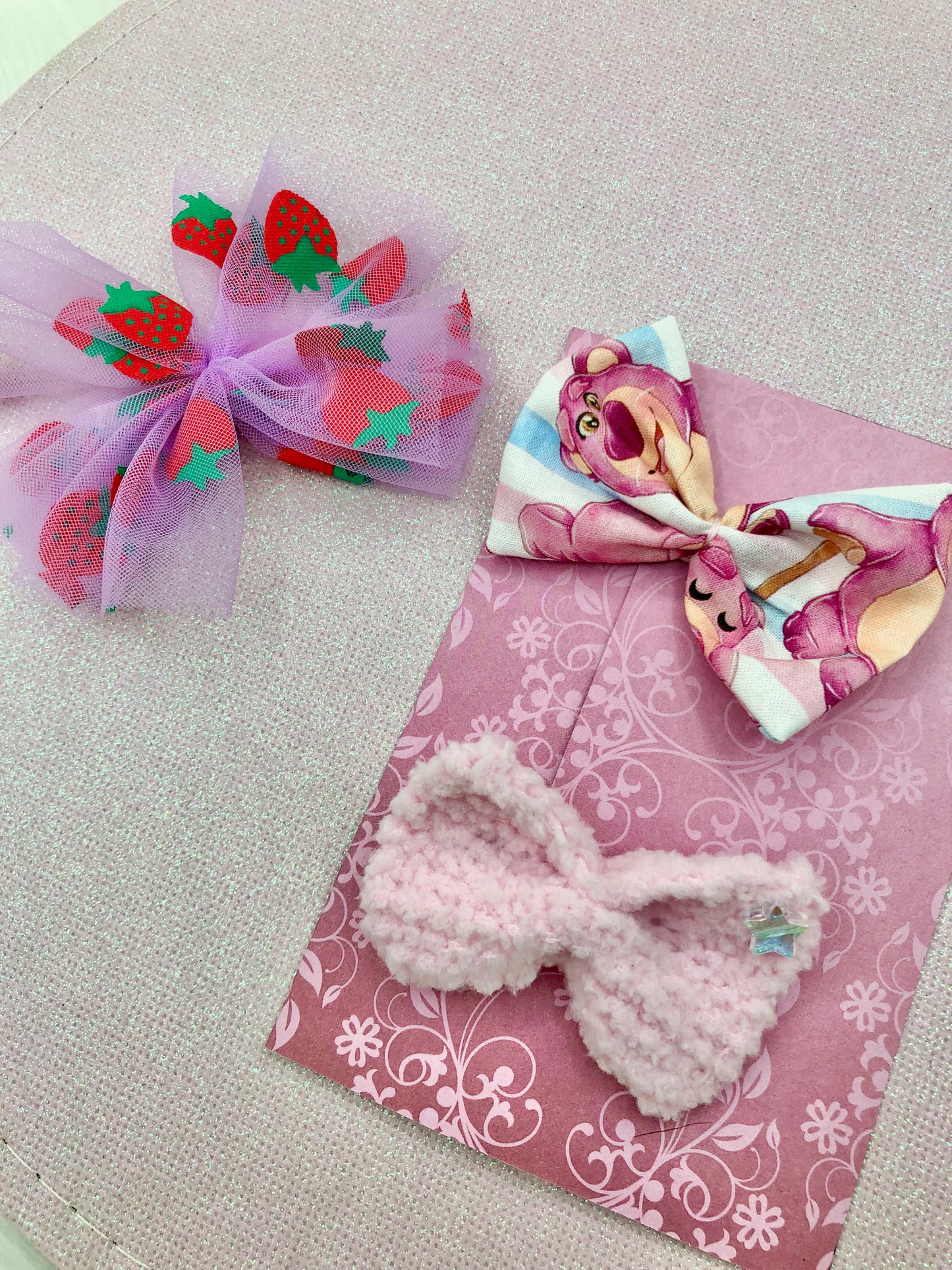 Barrettes cheveux "Lotso"