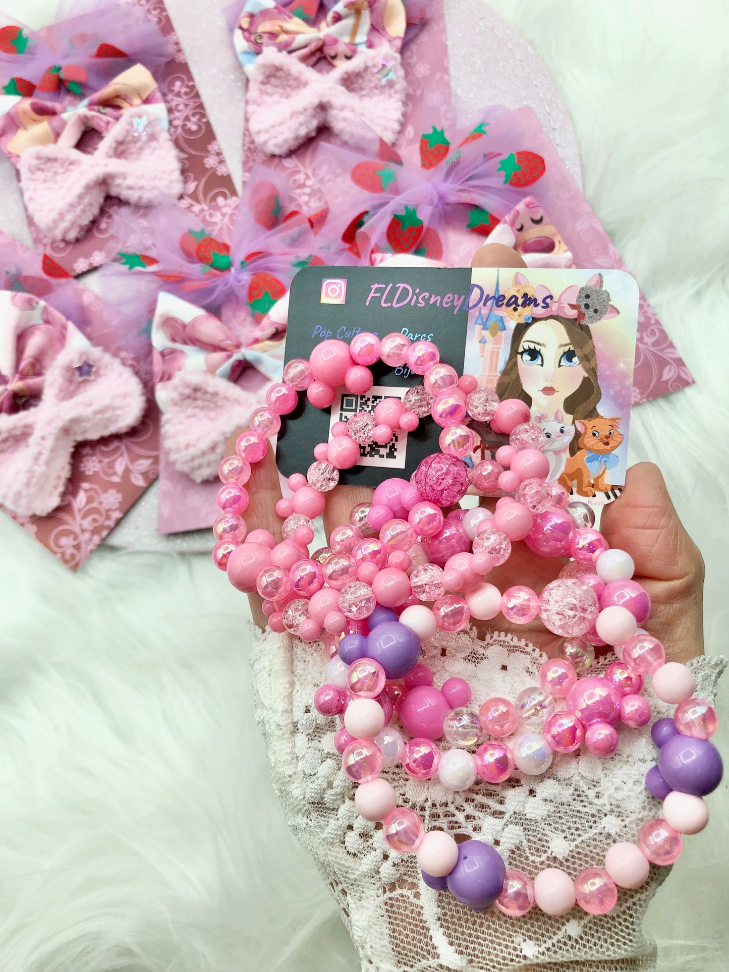 Barrettes cheveux "Lotso"