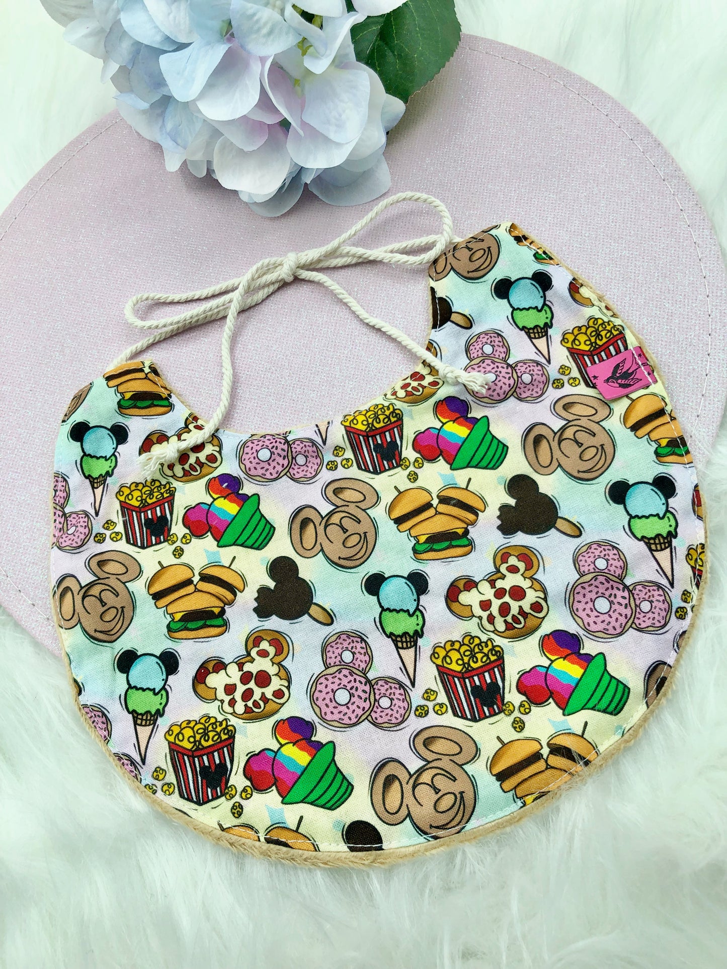 Bavoir "food Mickey"
