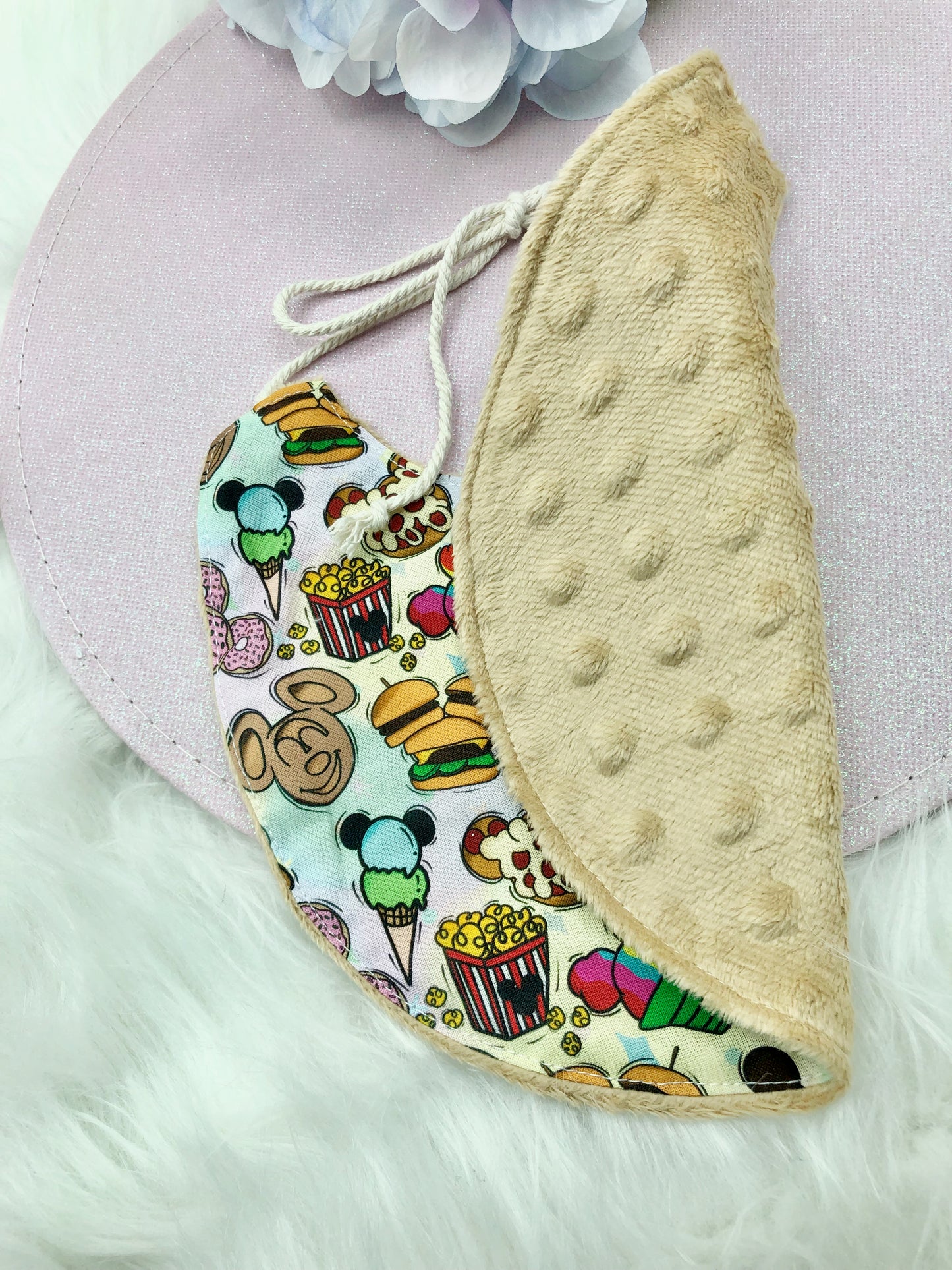 Bavoir "food Mickey"