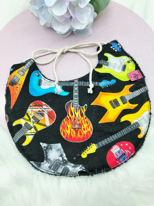 Bavoir "guitare"