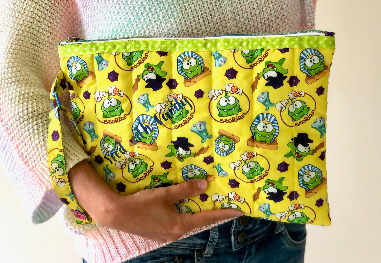 Grande pochette "cut the rope"