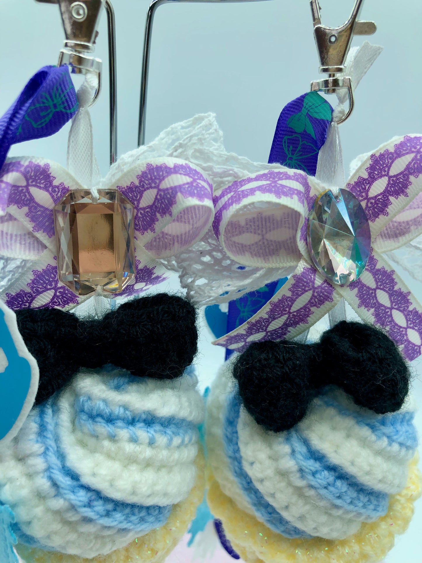Bijou de sac/porte-clé - cupcake du pays des merveilles - Alice