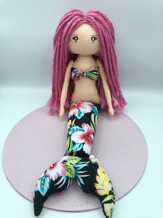 Poupée sirène "tropical"