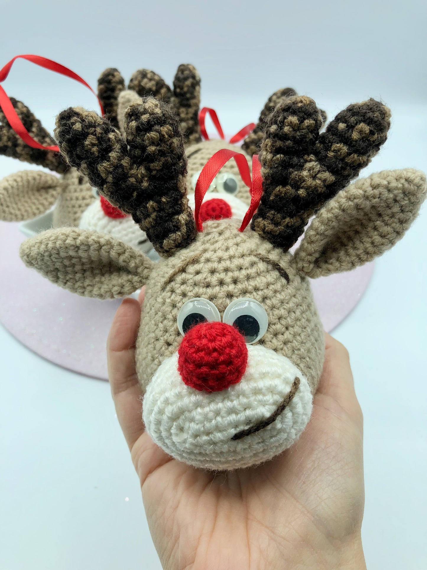 Tête de Rudolph le renne