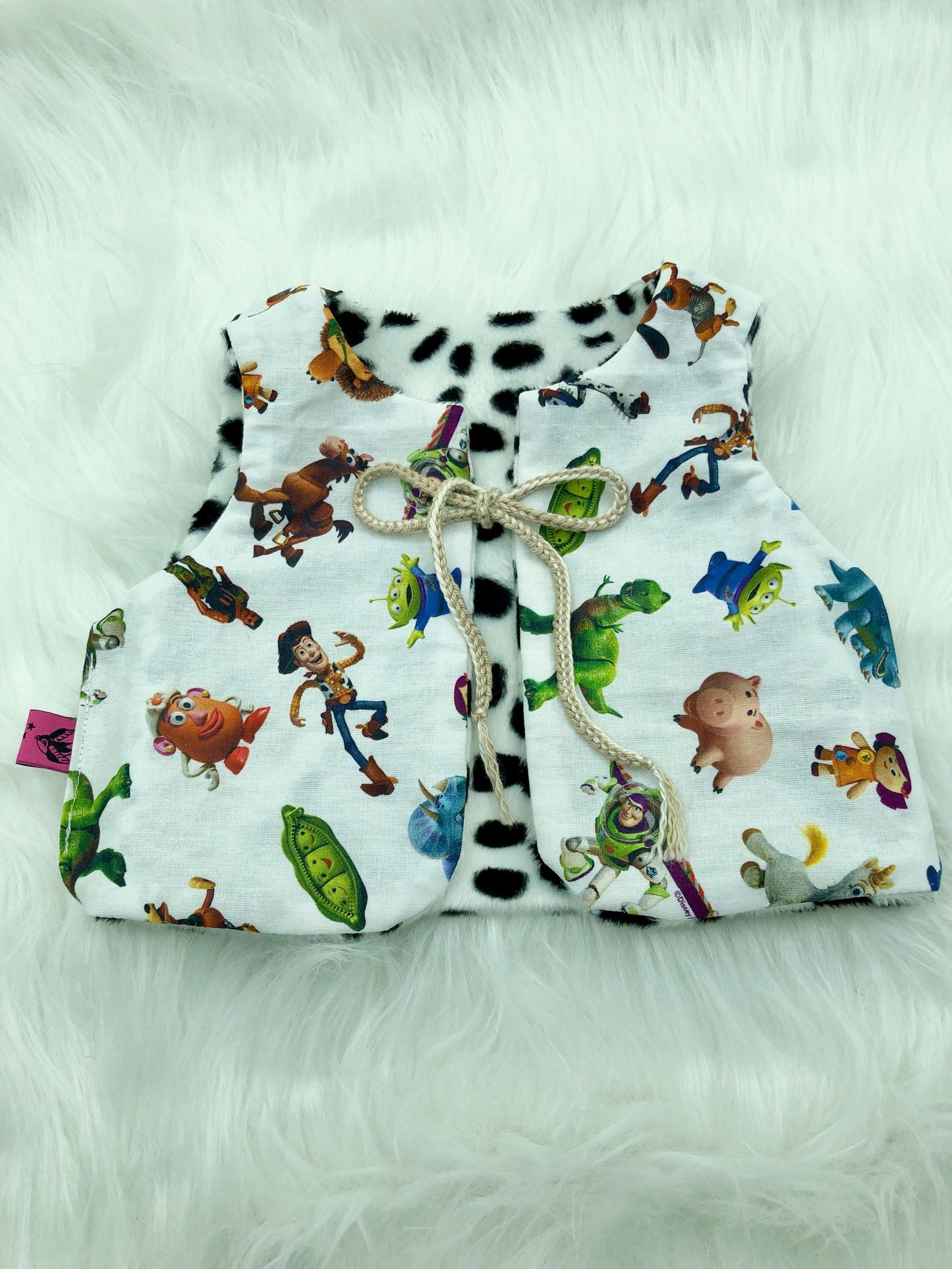 Gilet bébé "Toy Story" blanc