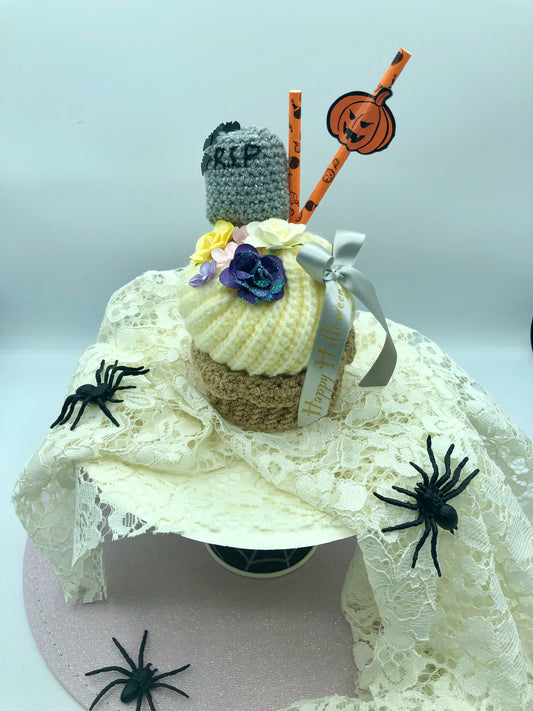 Gâteau halloween pierre tombale